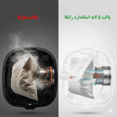 کاهش مکش جاروبرقی